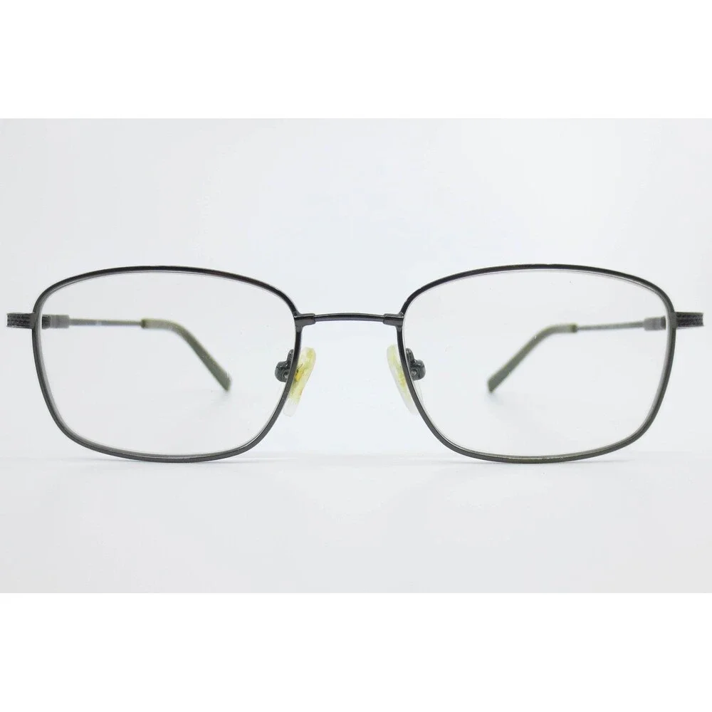 Hobie HO4003U Eyeglasses Shiny Gunmetal Rectangular Metal Frames 50-18-135 38745